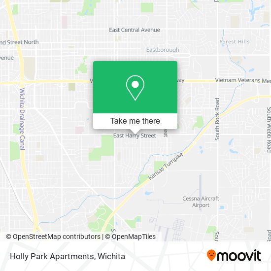 Mapa de Holly Park Apartments