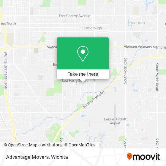 Advantage Movers map