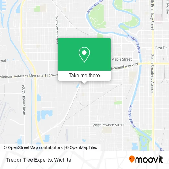 Trebor Tree Experts map
