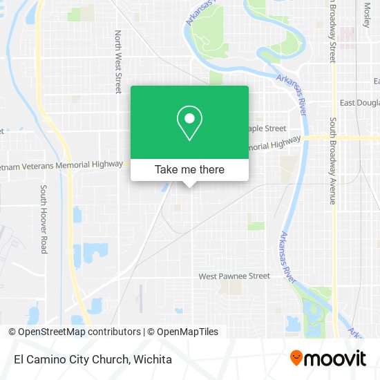 El Camino City Church map