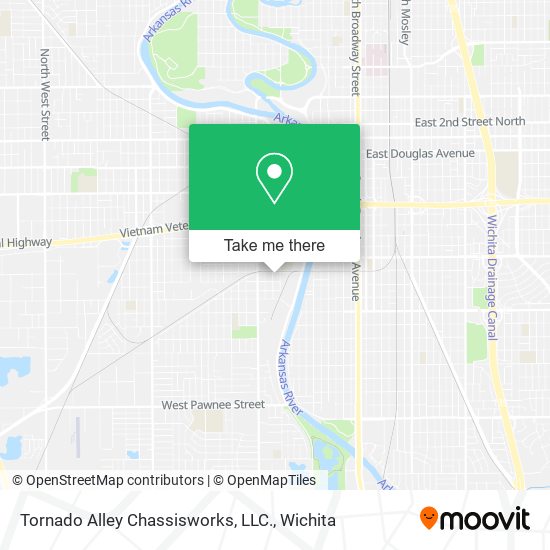 Mapa de Tornado Alley Chassisworks, LLC.