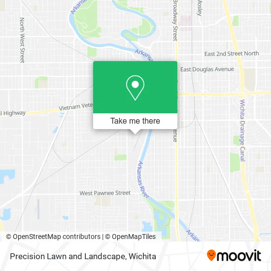Mapa de Precision Lawn and Landscape