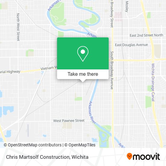 Chris Martsolf Construction map