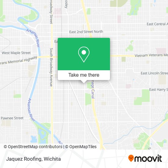 Jaquez Roofing map