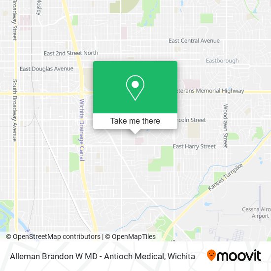 Mapa de Alleman Brandon W MD - Antioch Medical