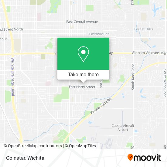 Mapa de Coinstar