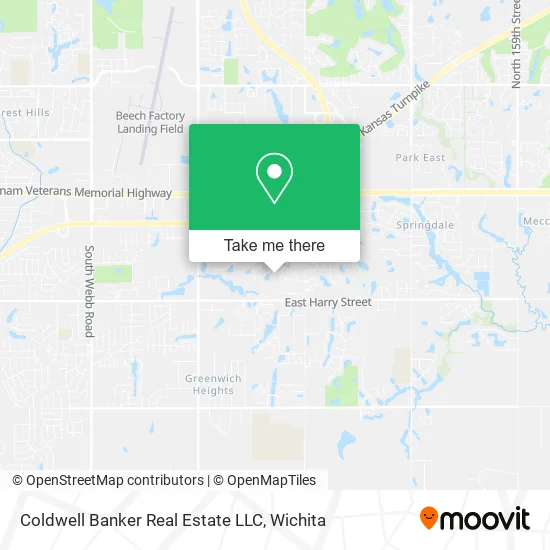 Coldwell Banker Real Estate LLC map