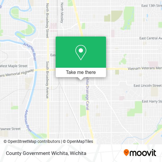 Mapa de County Government Wichita