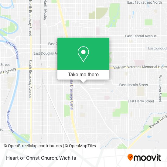 Heart of Christ Church map