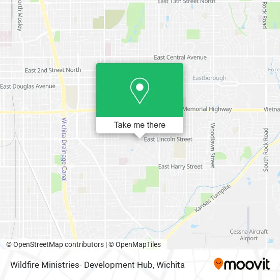 Wildfire Ministries- Development Hub map