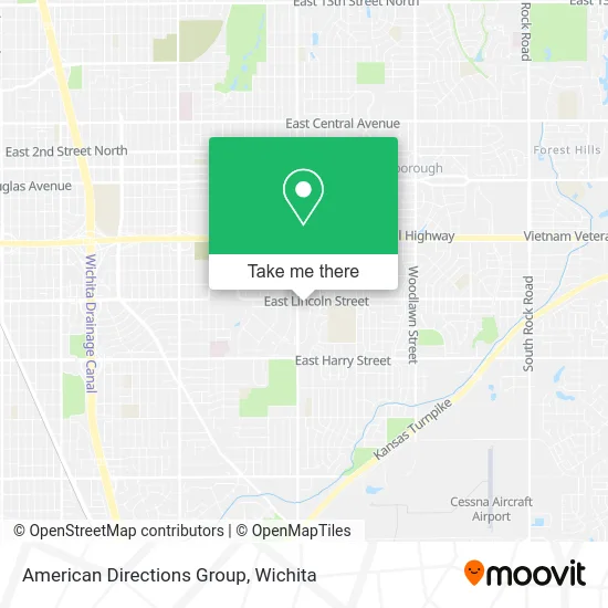 American Directions Group map