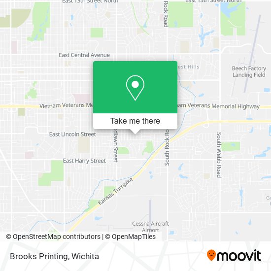 Brooks Printing map