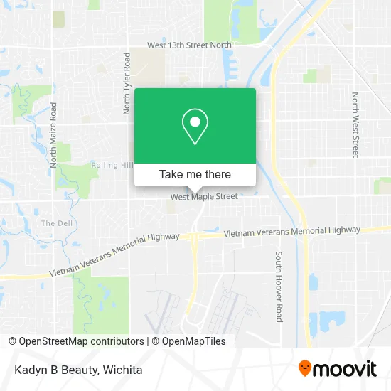 Kadyn B Beauty map