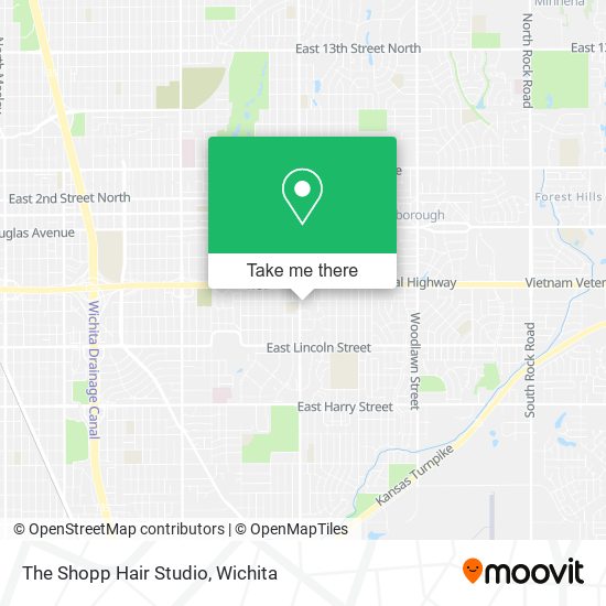Mapa de The Shopp Hair Studio
