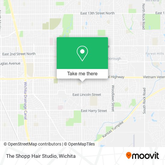 The Shopp Hair Studio map