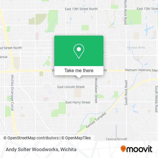 Andy Solter Woodworks map