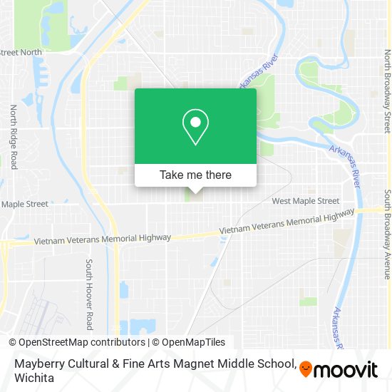Mapa de Mayberry Cultural & Fine Arts Magnet Middle School