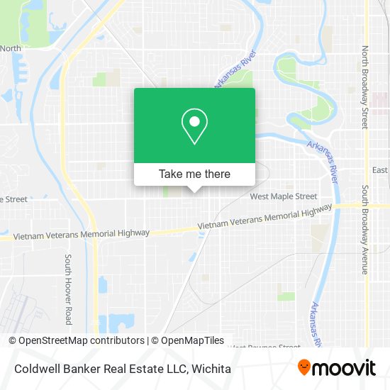 Coldwell Banker Real Estate LLC map