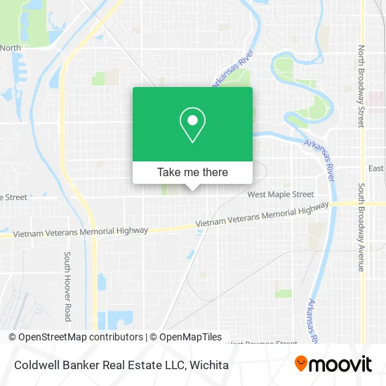 Coldwell Banker Real Estate LLC map