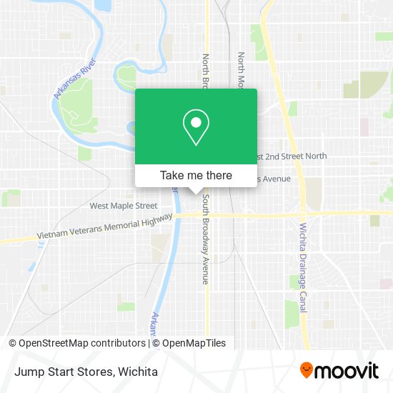 Jump Start Stores map