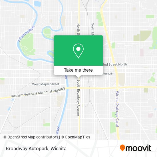 Broadway Autopark map