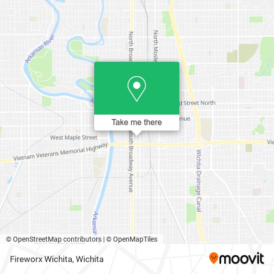 Fireworx Wichita map