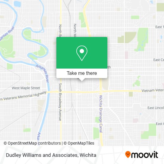 Mapa de Dudley Williams and Associates