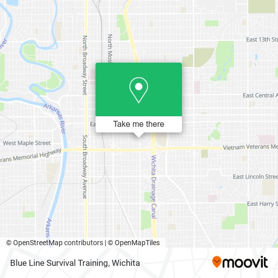 Blue Line Survival Training map