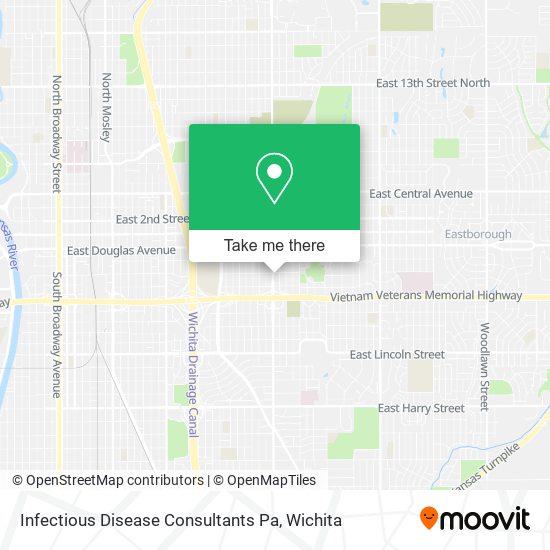 Mapa de Infectious Disease Consultants Pa