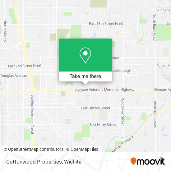 Cottonwood Properties map