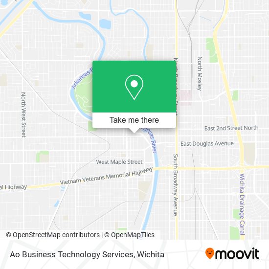 Mapa de Ao Business Technology Services