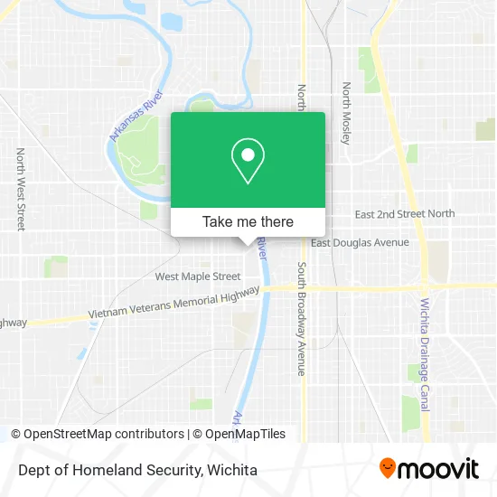Dept of Homeland Security map