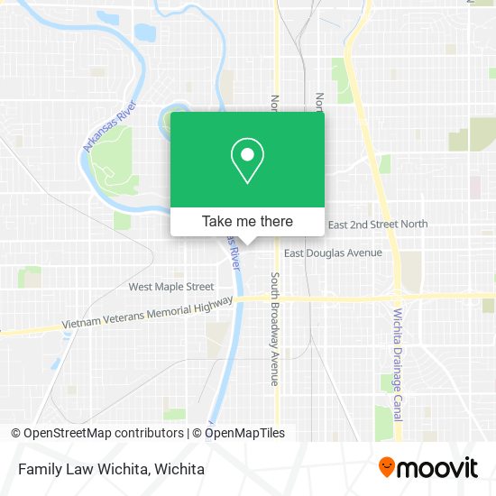 Mapa de Family Law Wichita