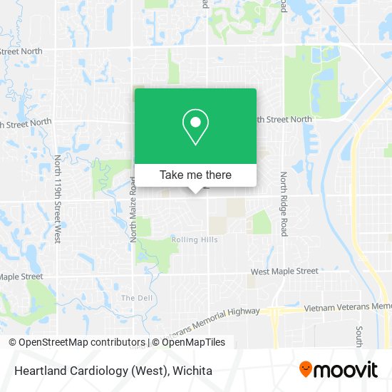 Heartland Cardiology (West) map