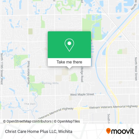Christ Care Home Plus LLC map