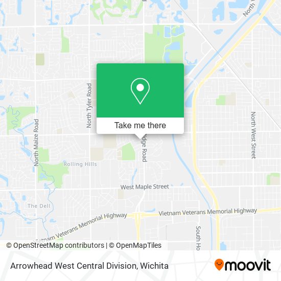 Arrowhead West Central Division map