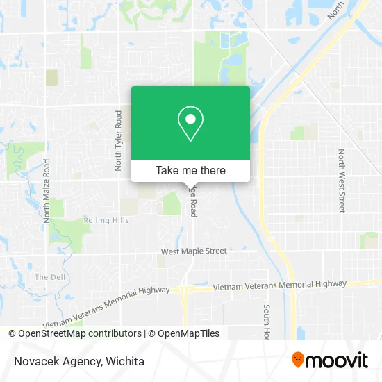 Novacek Agency map