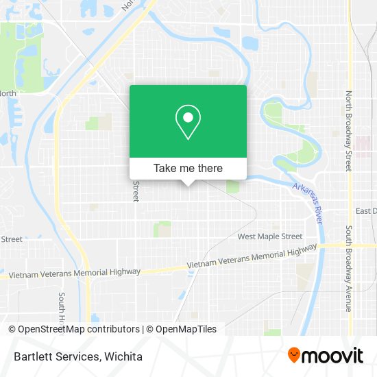 Bartlett Services map