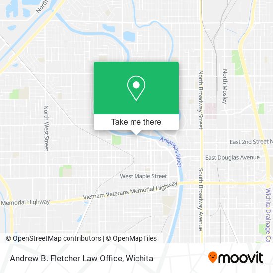 Andrew B. Fletcher Law Office map