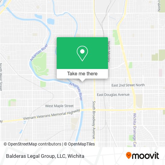 Mapa de Balderas Legal Group, LLC