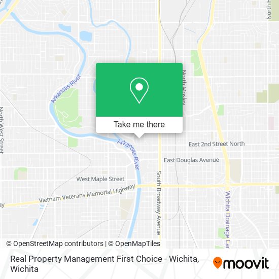 Real Property Management First Choice - Wichita map