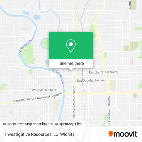 Investigative Resources, LC map