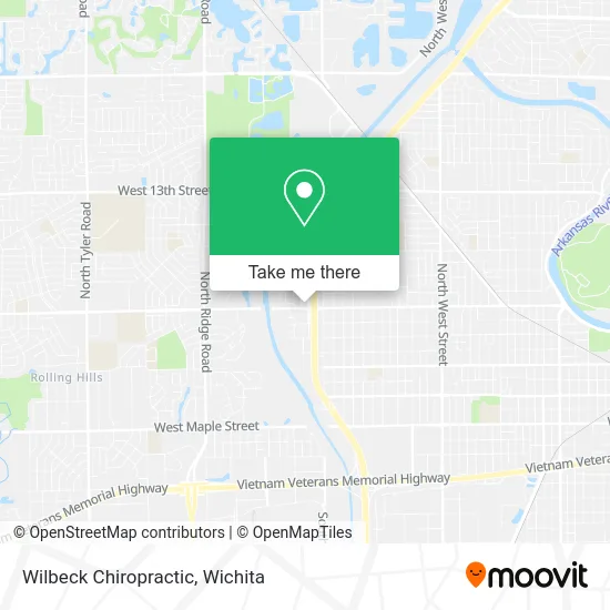 Wilbeck Chiropractic map