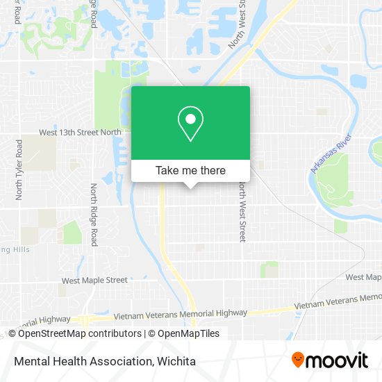 Mapa de Mental Health Association
