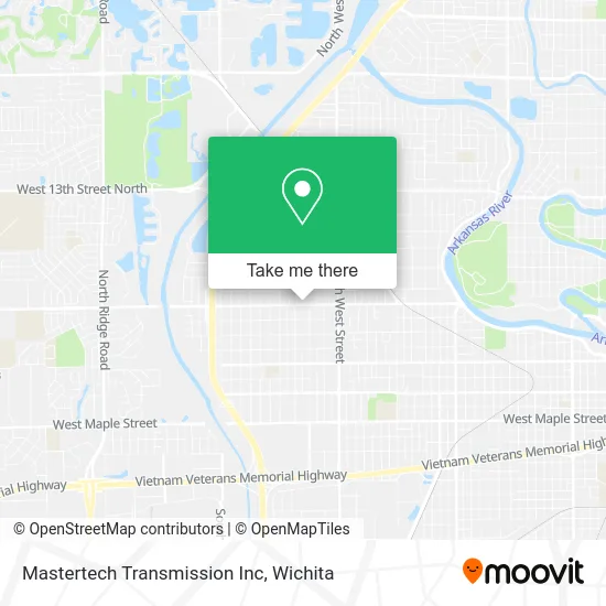 Mastertech Transmission Inc map
