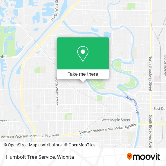 Humbolt Tree Service map