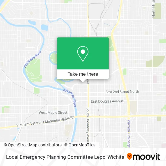 Mapa de Local Emergency Planning Committee Lepc