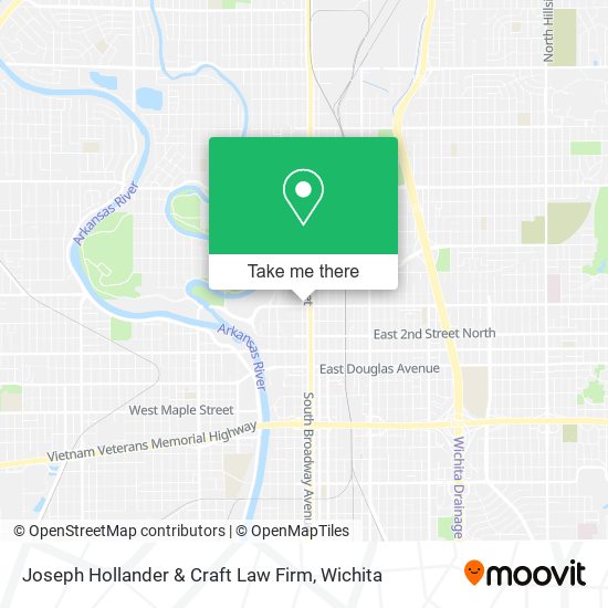 Joseph Hollander & Craft Law Firm map