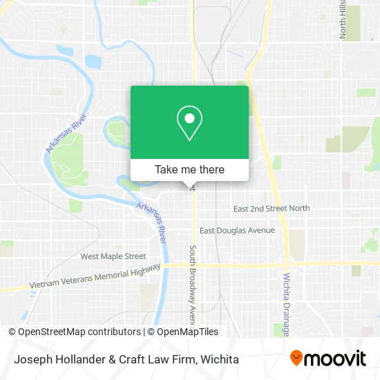Joseph Hollander & Craft Law Firm map