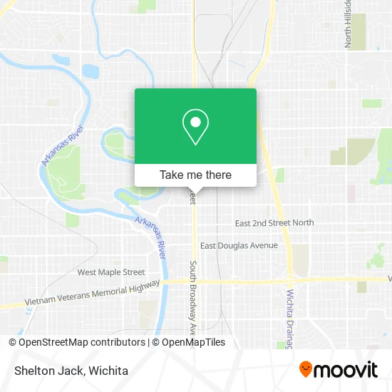 Shelton Jack map